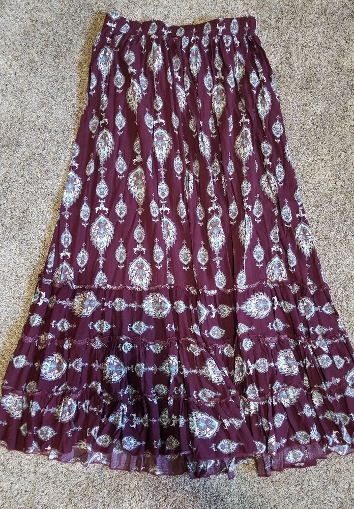 Flowy print maxi